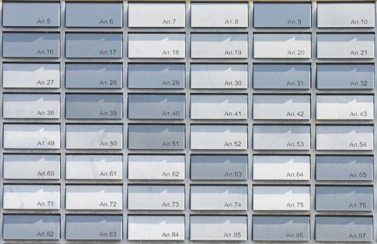 apartment mailboxes